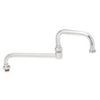 T&S 068X Brass Double Joint Swing Nozzle, 18" Reach, 4-5/16" Height, Chrome Plated