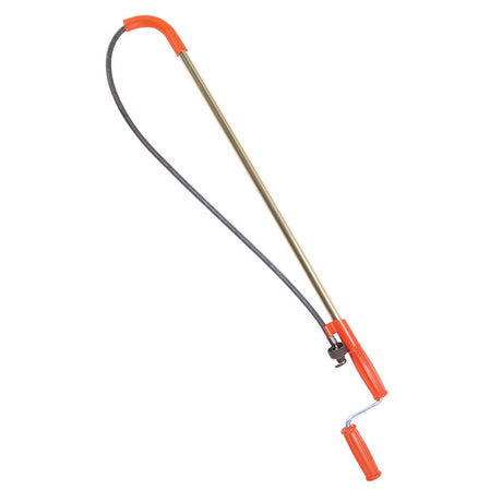 General Pipe Cleaners Flexicore 3FL-DH Steel Closet Auger with Down Head, 3 ft