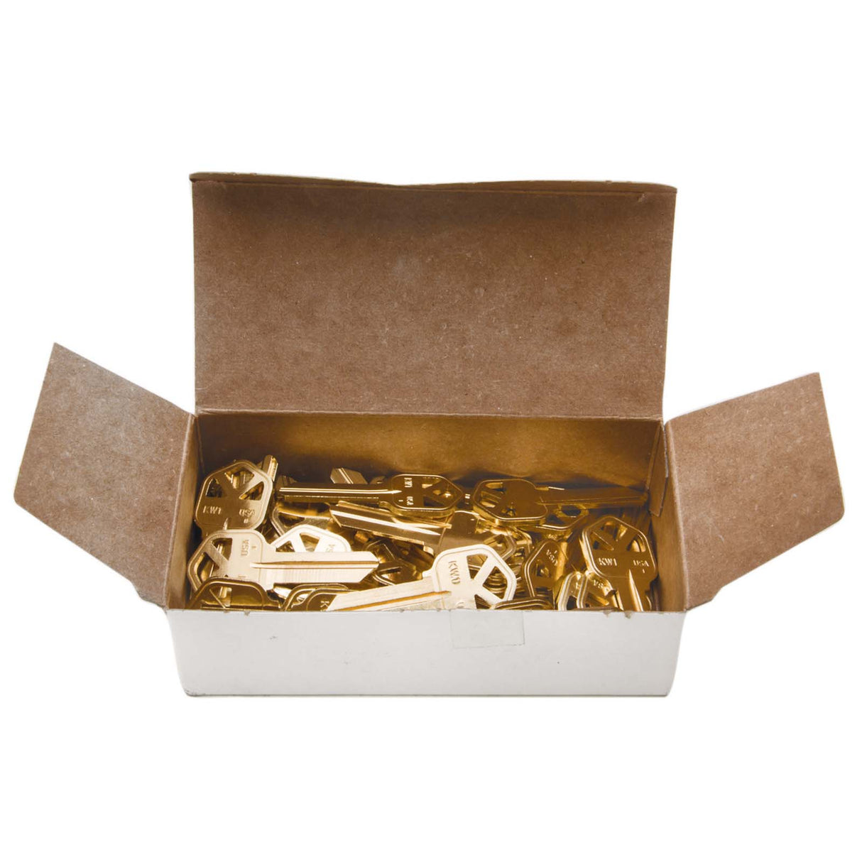 PlumbMaster Approved 63032 Brass Kwikset Key Blank, 5 Pin, 50/Box