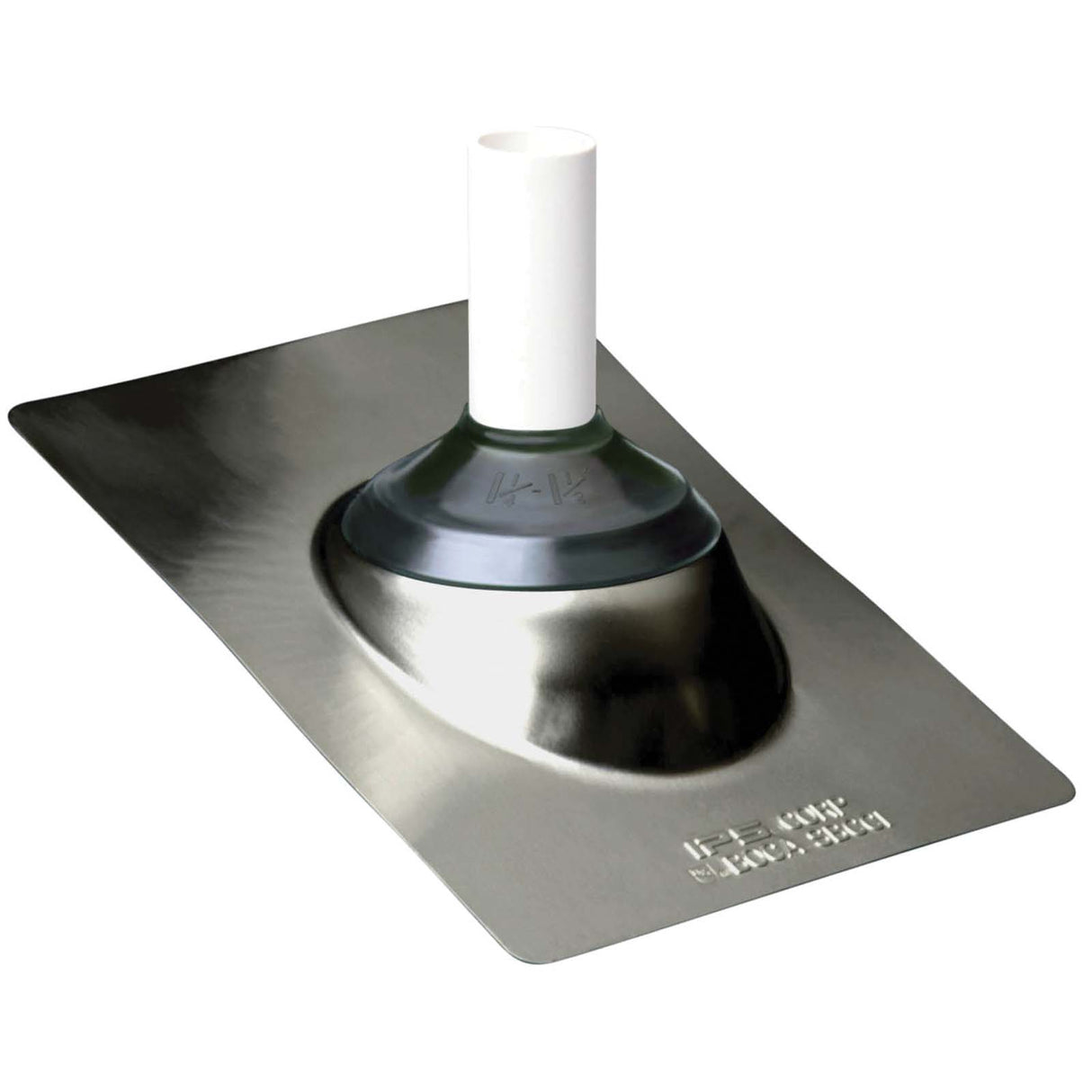 IPS Corp 81855 GB2 24 ga Galvanized Steel Standard Slide Over Roof Flashing For 2" Vent Pipe
