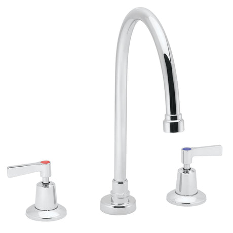 Commander 8 In. Gooseneck Widespread Lavatory Faucet