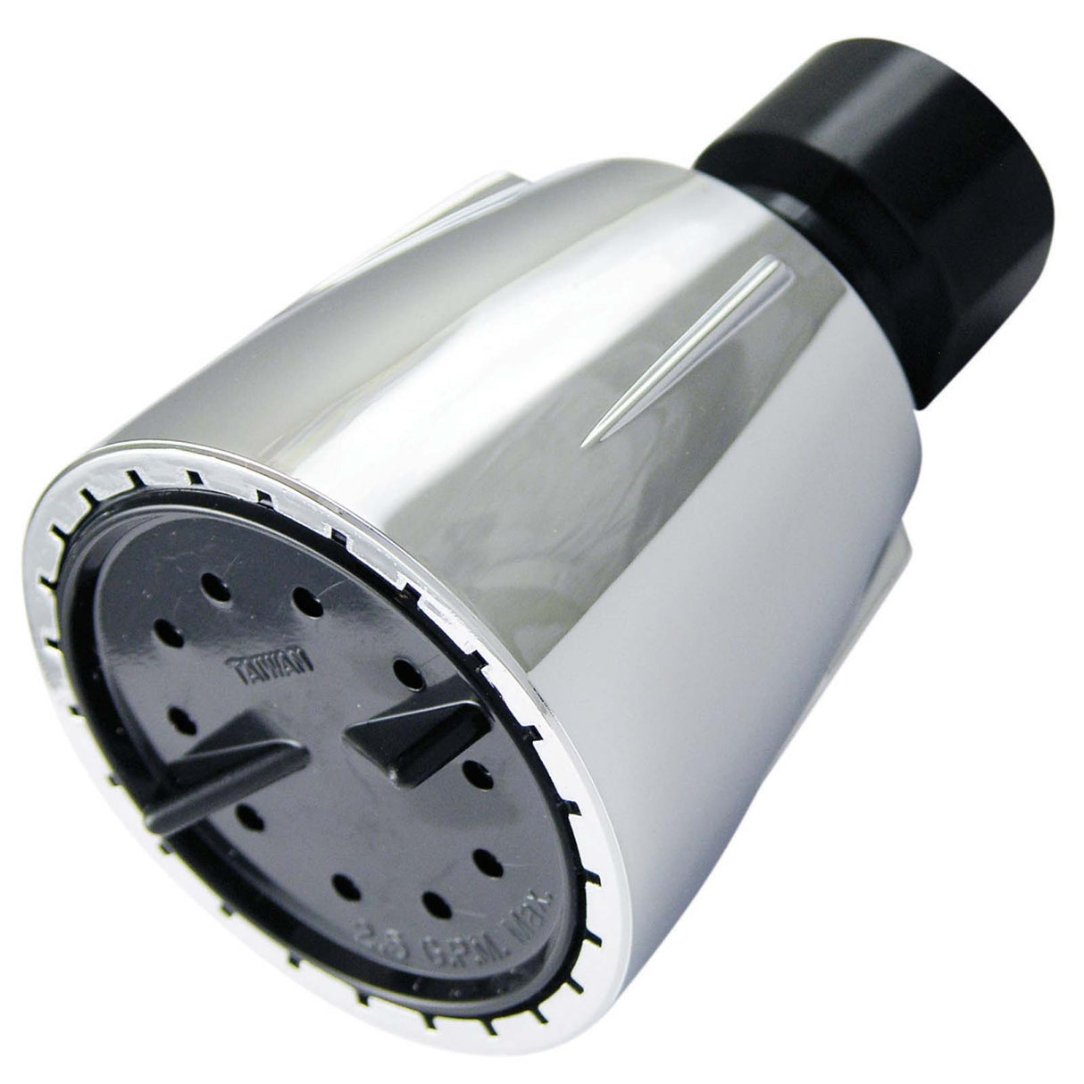 PlumbMaster Approved 50646 Watersaving Shower Head, 2.5 gpm, 1/2", Black Face