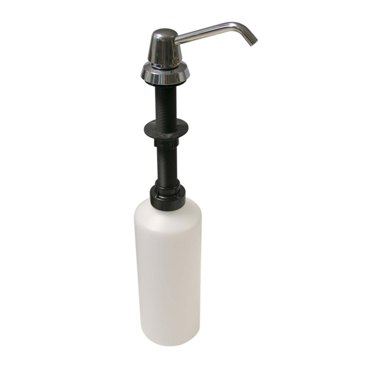 Bobrick B-822 Manual Lavatory-Mounted Liquid Soap Dispenser, 34 fl-oz, Translucent