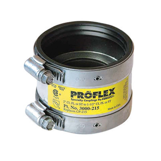 3000-215 Fernco Pro-Flex CI To PL 2" x1-1/2"