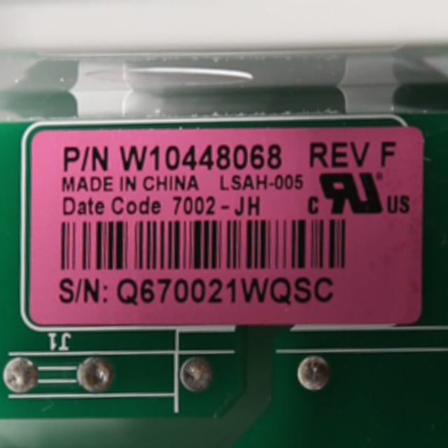 Whirlpool W10802078 Genuine OEM Control Electronic