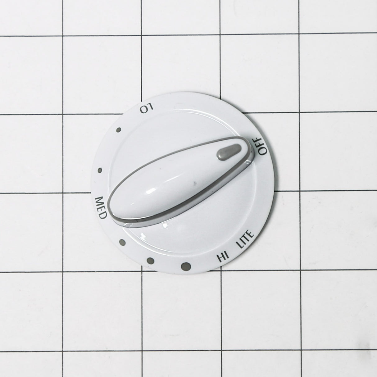 Whirlpool WP74011276 Genuine OEM Knob Burn