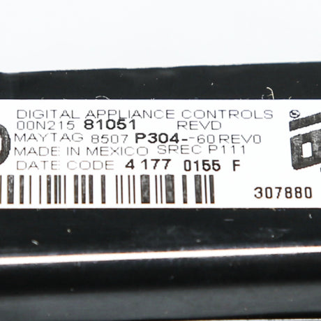 Whirlpool 5701M760-60 Genuine OEM Kit Clk Overlay M1 Blk M