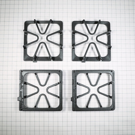 Whirlpool W10333861A Genuine OEM Grates Set Of4 Whetstone