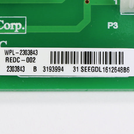 Whirlpool WP2303843 Genuine OEM Control Electronic
