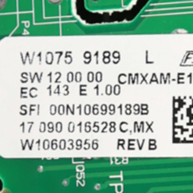 Whirlpool W10852640 Genuine OEM Control Electronic