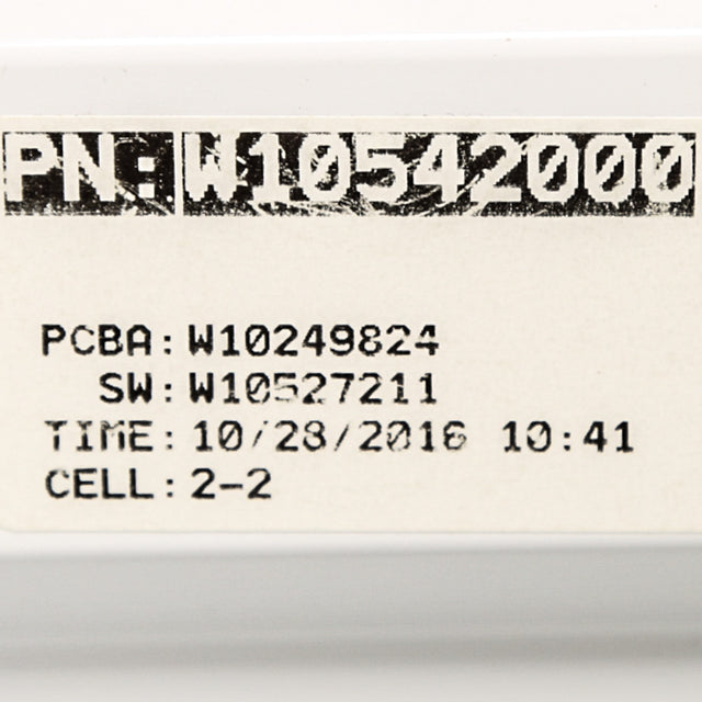 Whirlpool WPW10542000 Genuine OEM Control Electronic