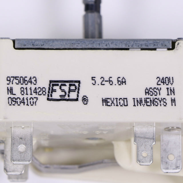 Whirlpool WP9750643 Genuine OEM Switch Inf
