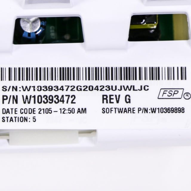 Whirlpool W10393472 Genuine OEM Ccuasm Vmw Cl 120V Km 2