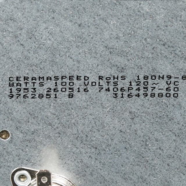 Whirlpool WP9762851 Genuine OEM Element Surface
