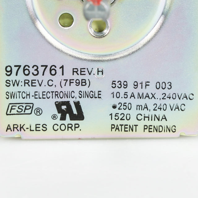 Whirlpool WP9763761 Genuine OEM Switch Inf