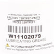 Whirlpool W11200218 Genuine OEM Grease