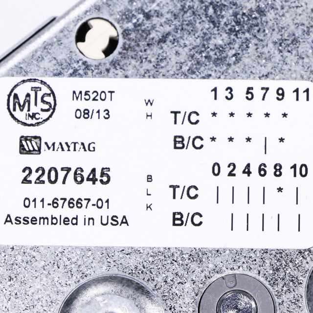 Whirlpool WP22001083 Genuine OEM Timer