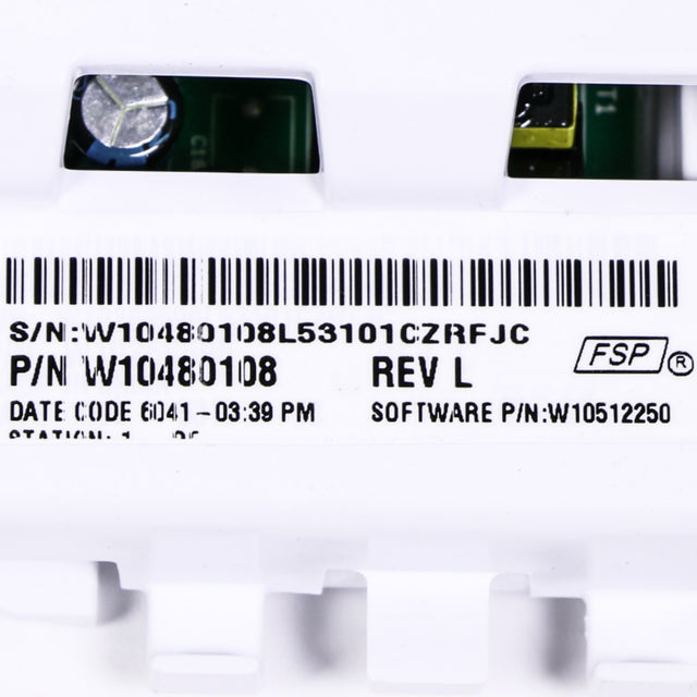Whirlpool W10480108 Genuine OEM Ccuasm Vmw He 120V Wtw56