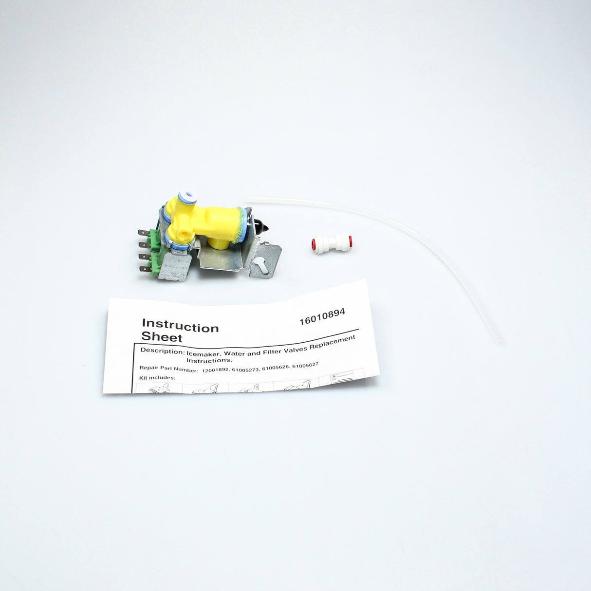 Whirlpool 12001892 Genuine OEM Water Valve (Filter) Kit