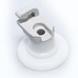 Whirlpool WP8268807 Genuine OEM Wheel Uper