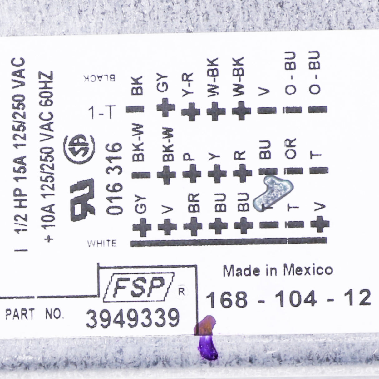 Whirlpool WP3949339 Genuine OEM Timer