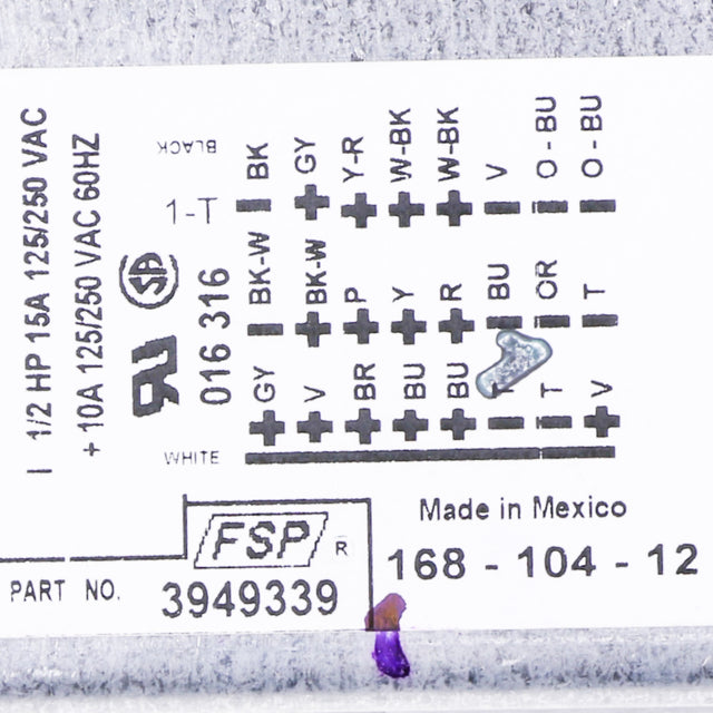 Whirlpool WP3949339 Genuine OEM Timer