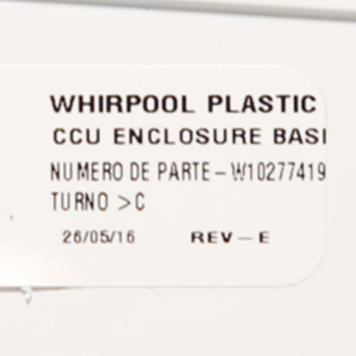 Whirlpool WPW10525369 Genuine OEM Control Electronic
