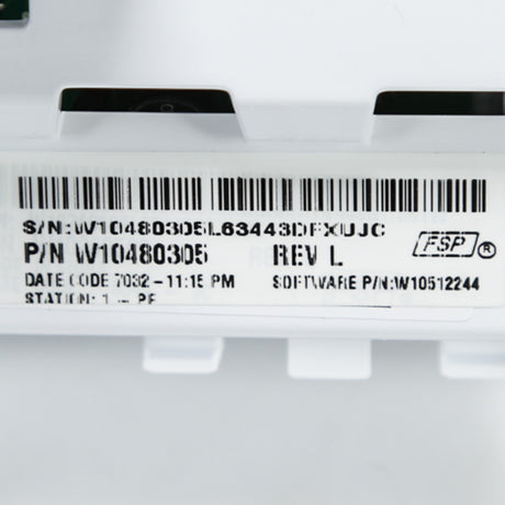 Whirlpool W10480305 Genuine OEM Ccuasm Vmw He 120V 7Mwtw