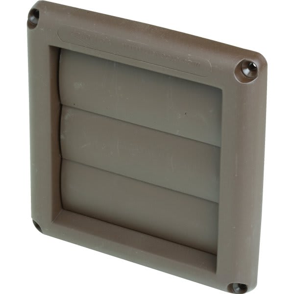 Deflecto Corporation HS4B/48 4" Louvered Vent Hood Brown
