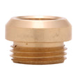 PlumbMaster Approved 30020NL Plain Brass No-Lead Bibb Seat (Generic) for Flo-Free Speakman Kitchen Faucet, 7/16-27