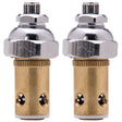 PlumbMaster Approved 11419NL Ts-5xwbc No-Lead Right Hand Hot & Left Hand Cold Stem (Pair) For T&S Pre-Rinse Faucets with Spring Checks