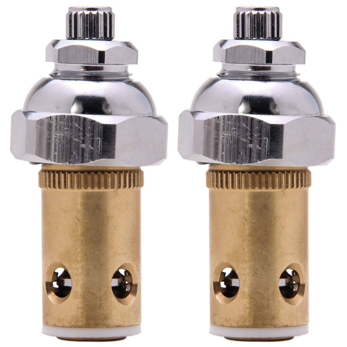 PlumbMaster Approved 11419NL Ts-5xwbc No-Lead Right Hand Hot & Left Hand Cold Stem (Pair) For T&S Pre-Rinse Faucets with Spring Checks