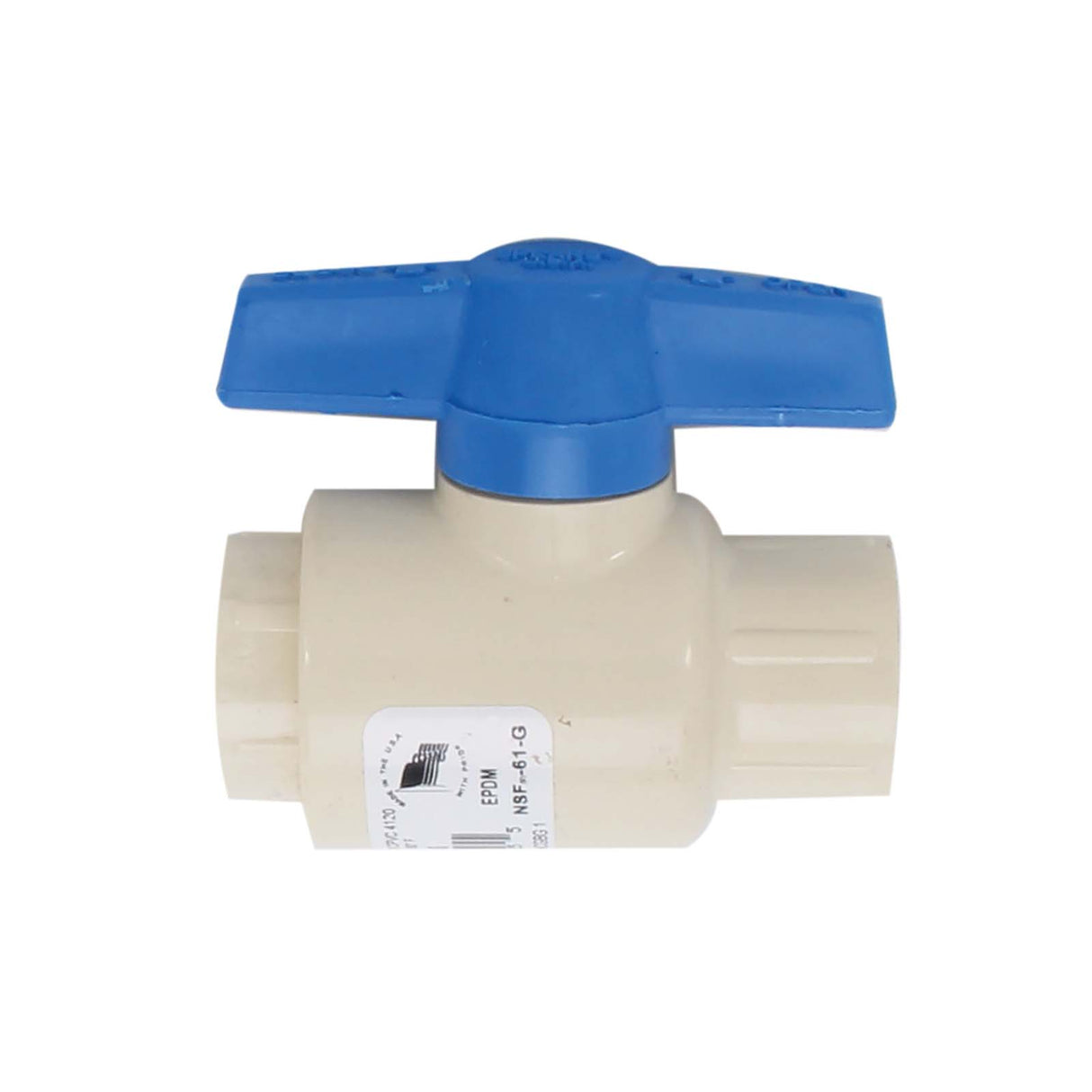 FlowGuard Gold CBV-0500-S 1/2" Slip CPVC Full-Port Ball Valve ABS Handle