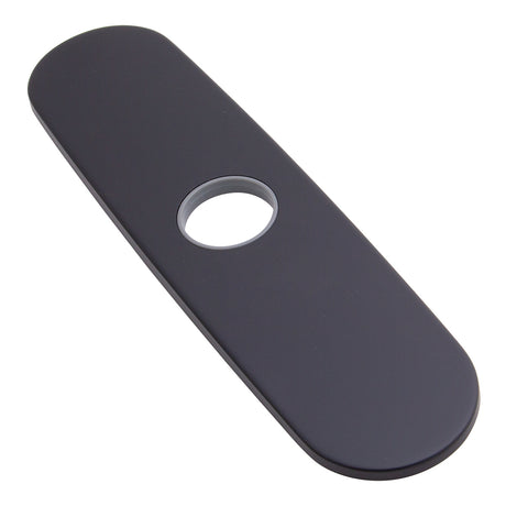 Kitchen Faucet Deck Plate in Matte Black