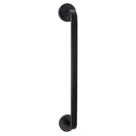 SH-2704-MB Vector 14in. Vertical Bar for Glass Shower Door in Matte Black