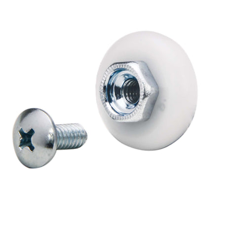 PlumbMaster Approved 64654 Nylon Oval Shower Door Roller, 3/4" dia