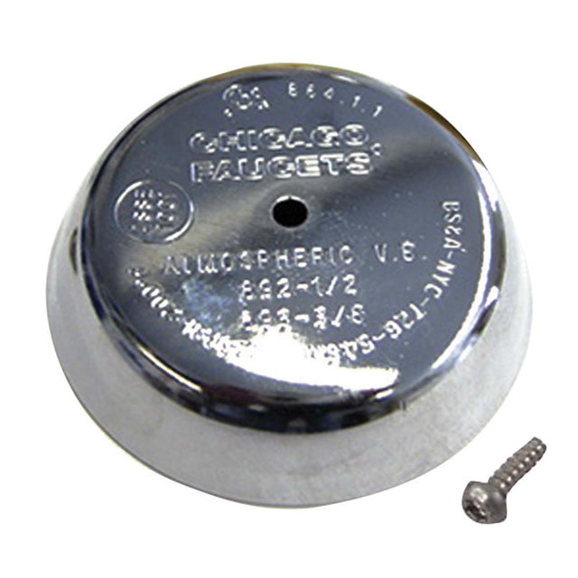 892-254KJKCP Chicago Faucets 892-254JK CP 1-Hole Cover & Screw Kit