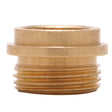 PlumbMaster Approved 30023NL 701LF #24 No-Lead Plain Brass Bibb Seat (Bulk) For Universal Rundle, 17/32 - 24 TPI