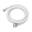 PlumbMaster Approved V121260 1/2" IPS x 1/2" IPS x 60" L Nickel Plated Brass Flexible Poly Water Connector