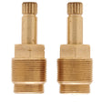 PlumbMaster Approved 10722 Right Hand Hot and Left Hand Cold Stem (Pair) for Sterling Stall Shower