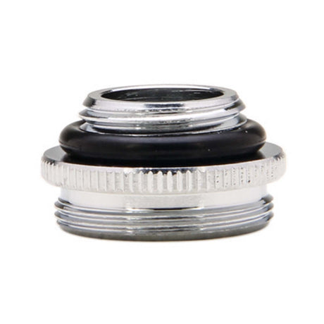 PlumbMaster Approved 36118NL Nickel Plated Brass No-Lead Aerator Adapter, 3/8" x 55/64-27 TPI