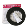 Closet Gasket with Adhesive, 3-9/32" ID x 5-5/32" OD x 3/4" Thick
