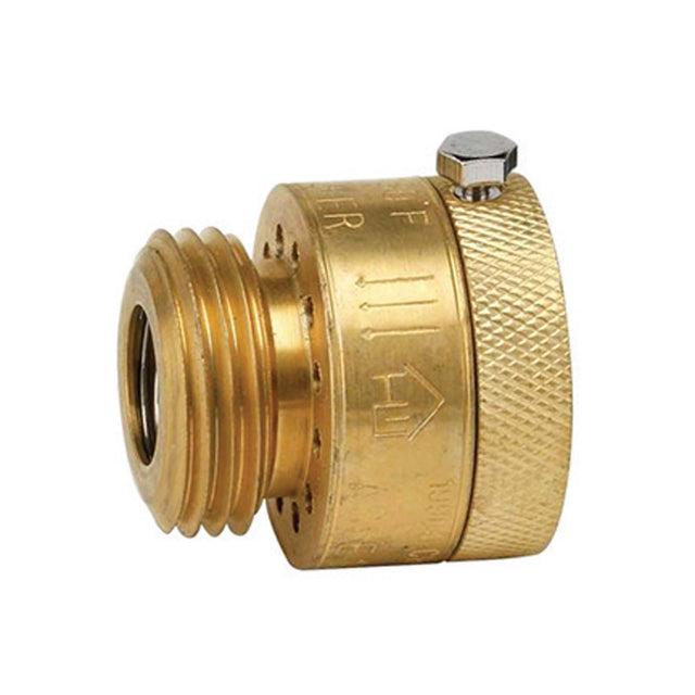 PlumbMaster Approved 51916 3/4" Brass Non-Removable Hose Bibb Vacuum Breaker