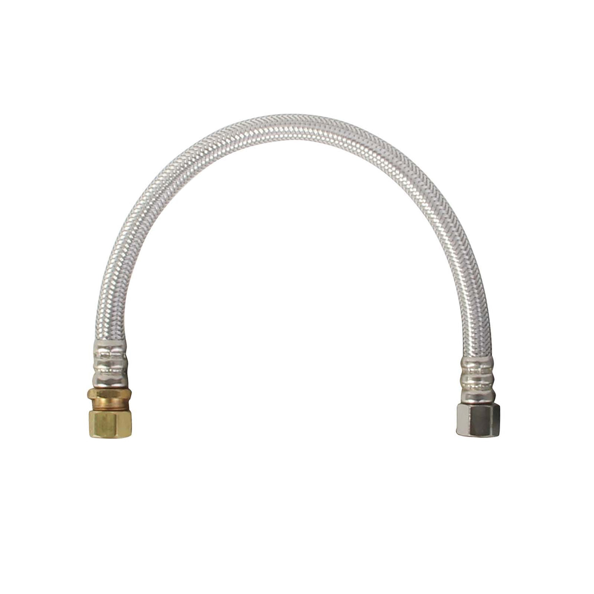 SPK-57661US 3/8" OD x 3/8" Com x 12" Stainless Steel Faucet Connector