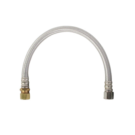 SPK-57661US 3/8" OD x 3/8" Com x 12" Stainless Steel Faucet Connector