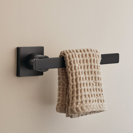 SA-2504-MB Lura Hand Towel Bar in Matte Black