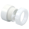 PlumbMaster Approved 59428 PVC Female Trap Adapter, 1-1/2" H x 1-1/2" Slip-Joint Tube
