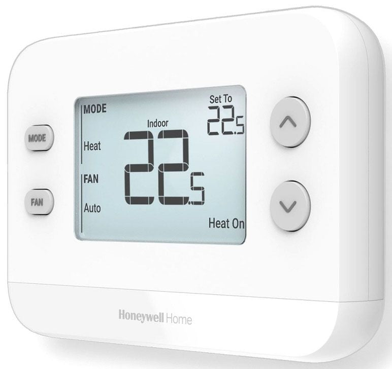 Honeywell TH1110U4000/U FocusPRO N100 Non-Programmable Thermostat - 1H/1C, Backlit LCD, Battery / Hardwired, White
