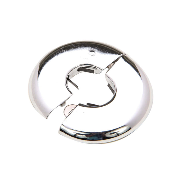 Jones Stephens F03-075 3/4" CTS ID x 2-21/32" OD Chrome Plated Heavy Gauge Floor and Ceiling Plate with spring