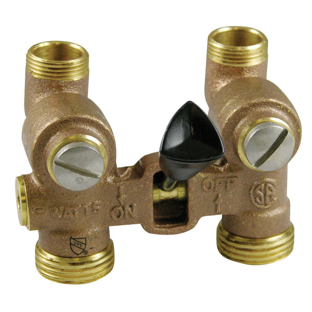 Watts 0006644 1/2 x 3/4" CC x Hose Single Lever Washing Machine Valve